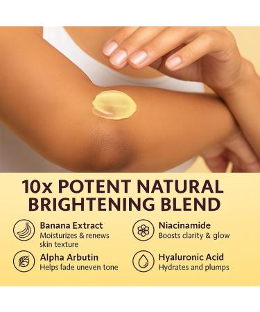 ADEUS Banana Cream Dark Spot Correcting Brightening Cream with Banana Extract Niacinamide & Alpha Arbutin | For Underarms Bikini Line Buttocks & Body 100g / 3.52 oz (1) - Buy Online on GoSupps.com