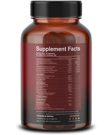 Nutriissa Cycle Support | Premium Kidney & Liver Detox for Bodybuilders | 400mg TUDCA & 1000mg NAC | Vegan | EPEB Certified | 240 Capsules - Buy Online on GoSupps.com