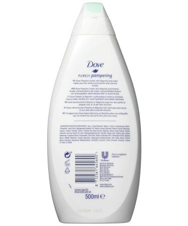 Dove Pistachio Magnolia Body Wash - 500ml x 4 Pack, Moisturizing Formula - 16.91 Fl Oz - Buy Online on GoSupps.com