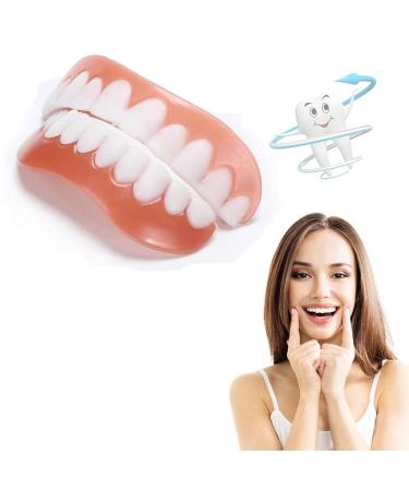 Adjustable Snap-On Dentures, 2023 New Snap-On Dentures, Dental Veneers for Temporary Teeth Restoration, Protect Your Teeth and Regain Confident Smile (Complete)