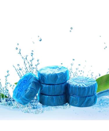 10 Blue Bubble Toilet Bag Automatic Flush Toilet Essence Toilet Cleaner Toilet Deodorant Block