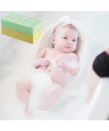 2 Pack Ultra Soft Exfoliating Bath Sponges for Gentle Dead Skin Removal - Ideal for Adults, Children, and Pregnant Women - Buy Online on GoSupps.com