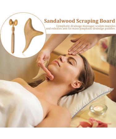 Mwumrcm Trigger Wood Massage | 2 PCs Pain Relief Massage Tools for Legs Shoulders & Back | Acupuncture Hand Massager - Buy Online on GoSupps.com