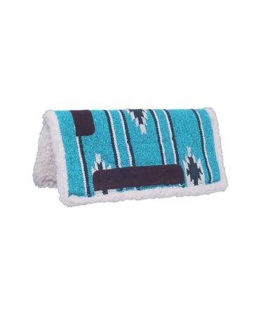 Tough 1 Miniature Sierra Saddle Pad Southwestern Teal/Black/Cream