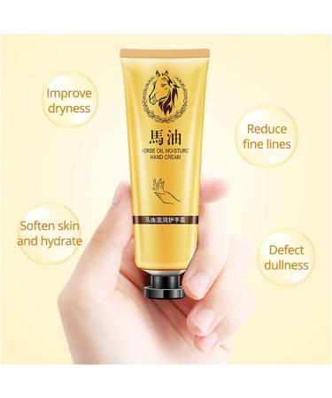 Hosuho Foot Hand Cream 30ml Anti-Aging Horse Oil Dry Skin Care Moisturizing Whitening Cream Anti-Aging Anti-crack Soft Hand Cream Hand Care - Buy Online on GoSupps.com