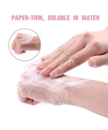 240 Soap Leaves in Portable Plastic Box | Travel-Friendly Disposable Soap | Ideal for On-the-Go Hygiene - Buy Online on GoSupps.com