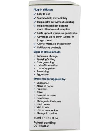 Pet Remedy Diffuser - Stress & Anxiety 1 x 40ml diffuser - Buy Online on GoSupps.com