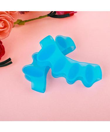 WLLHYF Gel Toe Separator & Spacers Pedicure Kit for Bunion & Hammer Toe Corrector - Blue - Buy Online on GoSupps.com