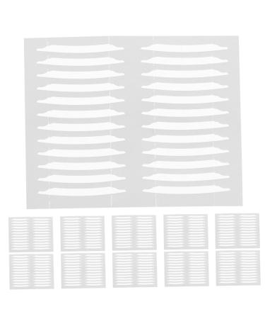 EXCEART 30 Sheets double sided double eyelid sticker Ultra Eyelid Stickers Eye Makeup Tool double eyelid tapes Female Makeup double face tape Eyes Cosmetics Accessories white suite shaping