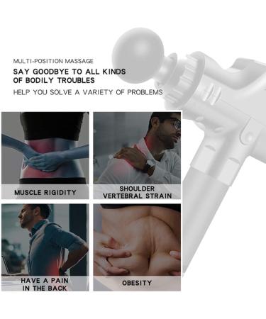 Electric Massage Gun - Ultimate Muscle Relaxation Device for Neck & Back Pain Relief - Buy Online on GoSupps.com