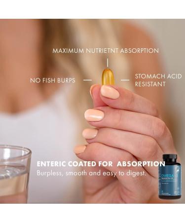 Omega-3 Supreme Fish Oil 1400 mg. MSC Certified +75% Omega-3s 1050 mg 644/336 NO Fish-Burps & Improved Absorption | Molecular Distilled Mercury/PCB/Toxin Tested (90 Count (S)) 90 Count (Pack of 1) - Buy Online on GoSupps.com