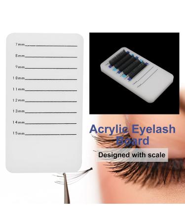 Professional Acrylic Eyelash Board & Extension Plate Tray - Glue Holder for Lashes | International Shipping Available - Buy Online on GoSupps.com
