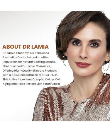 Dr Lamia Comfort Anti-Aging Eye Cream with Hyaluronic Acid Retinol and Vitamin C | Reduces Wrinkles and Fine Lines Hydrates and Nourishes the Skin Brightens the Under-Eye Area | 30 ml - Buy Online on GoSupps.com