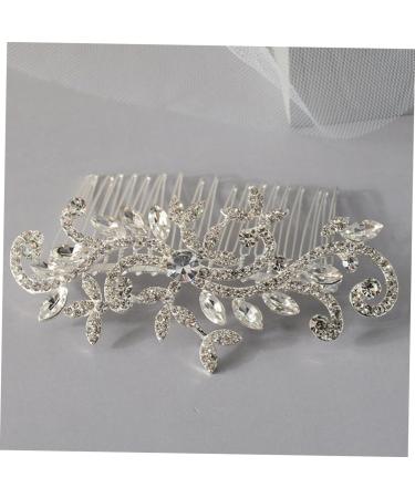DOITOOL Wedding Hair Accessories Hair Side Combs Bridal Hair Comb Wedding Hair Comb Hair Combs for Wedding Decor Wedding Accessories for Brides White Rhinestones Rhinestone Hair Prom Miss - Buy Online on GoSupps.com