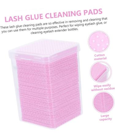 2 Boxes Eyelash Cleaning Pads & Glue Wiping Cloths - Lint-Free Adhesive Wipes for Lash Extensions & Makeup Removal - Buy Online on GoSupps.com