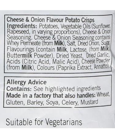 Walkers Cheese and Onion Crisps 32.5g - Pack of 1 | Delicious Snack - Buy Online on GoSupps.com
