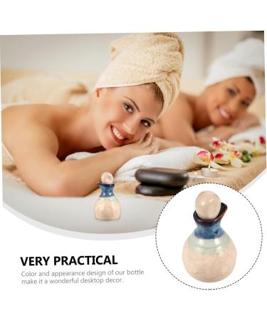 POPETPOP 1 Set aromatherapy bottle Salon bottle dispenser Porcelain Essential Oil Diffuser vintage makeup spa decor Essential Oil Bottle with Stopper white ceramics lotion dispensing bottle - Buy Online on GoSupps.com