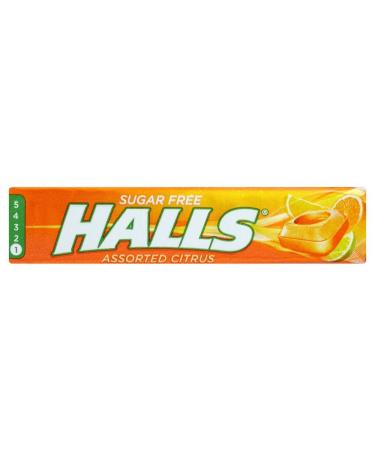 Halls - Lemon sweets - sugar free - 3 packs of 34g