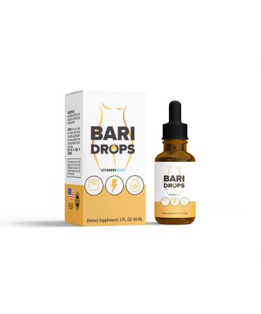 Bari Drops GLP-1 Bari Liquid Drops Supplement BariDrops Liquids Extract Formula Bari Liquid Drops Review Premium Lion All Natural Formula Green Bottle 1 Bottle 1 Month Supply (2 Fl Oz)