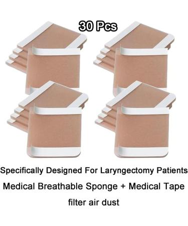Shop GNBOW Narrow Air Tube Protection - Breathable Medical Stoma Covers for Laryngectomy | 30 Disposable Stickers - Buy Online on GoSupps.com