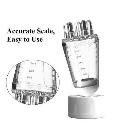 Scalp Applicator Comb - Hair Oil & Serum Applicator Bottle for Travel - Perfect for Home Use (White - Buy Online on GoSupps.com