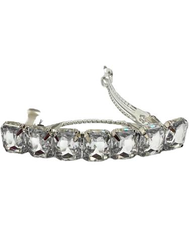 Large French Design Hair Barrettes Clips Elegant White Snap on Hair Clips Grips Pins Womens Girls Hair Accessories Length 9CM (White) - Buy Online on GoSupps.com