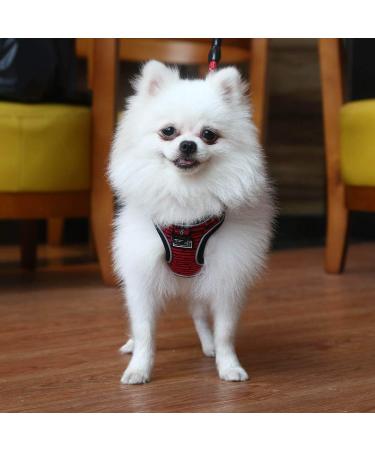 Suredoo Adjustable Dog Harness - No Pull Reflective & Breathable for Large Medium & Small Dogs - Soft Safety Harness in Red - Buy Online on GoSupps.com