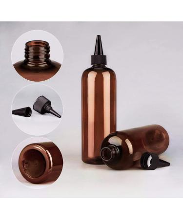 Sdoot Bernstein Squeezing Bottle for Hair Color - 2 Pack 473ml Applicator with Rotating Lock Ideal for Hair & Pet Use Brown Black Cap - Buy Online on GoSupps.com