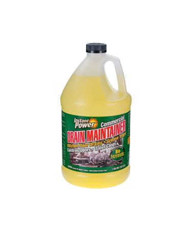 Instant Power Enzyme Drain Cleaner, Drainage Clog Remover, 1-Gallon 1 Gallon Commercial