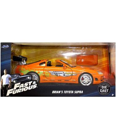 Jada Toys Fast & Furious 1:24 Brian's Toyota Supra Die-cast Car in Orange | 1995 Toyota Supra for Kids & Adults - Buy Online on GoSupps.com