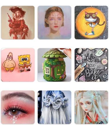 AUklOPVZZ Girl Temporary Hair Color Dyeing Chalk Hair-styling Dye Stick Performance Beauty Professional Hairdresser Barbershop 24 Colors Short - Buy Online on GoSupps.com