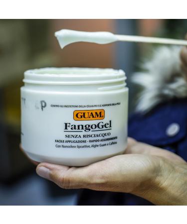 GUAM FangoGel Anti Cellulite Gel - Natural Seaweed Skin Tightening Treatment | 13.5 OZ | No Rinse Lipolytic Effect | Guam Beauty - Buy Online on GoSupps.com