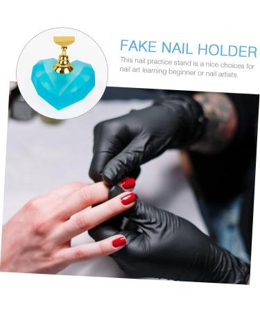 FRCOLOR 4 Sets nail holder magnetic mount magnetic tools magnetic base Nail Art Practice Stand Nail Art Stand nail stand nail tools nail palette Nail Tip Holders lotus resin Manicure tools - Buy Online on GoSupps.com