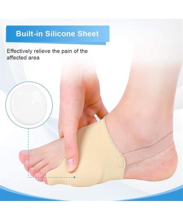 Pink Bunion Toe Separator Sleeves for Women and Men - Pain Relief with Silicone Gel Pads - Toe Corrector for Hammer Toes - Buy Online on GoSupps.com