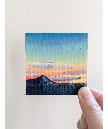 Dele 24 Pack Mini 4x4 Canvas Panels - Acid Free Artist Boards for Oil & Acrylic Painting - White - Buy Online on GoSupps.com
