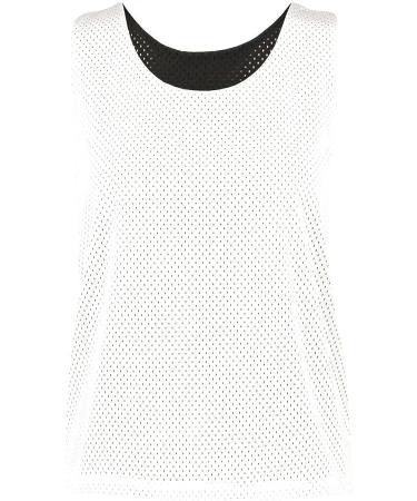 Augusta Sportswear Women's Mesh Reversible Pinnie S - Black/White | Shop Now - Buy Online on GoSupps.com
