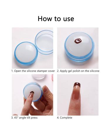 Jelly Nail Stamper Kit - Professional Silicone Nail Stamp & Stamping Plate for DIY Nail Art - International Shipping Available - Buy Online on GoSupps.com