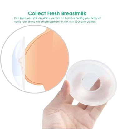 Reusable Breast Shells - 2 PCS Breast Milk Collection & Nursing Cups for Breastfeeding - Save Breastmilk with Portable Milk Saver - Buy Online on GoSupps.com