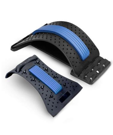 Lower Back Stretcher and Neck Stretcher (2 Pack) - Back Cracker Spine Stretcher - Spine Deck Back Stretcher for Pain Relief - Decompression Lumbar Stretcher Device - Back Stretcher for Posture (2)