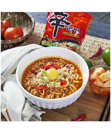 Nongshim Shin Ramyun Spicy Korean Ramen Assorted Noodle Case of 10 | Self Customised Pick Any 5 Flavours  - Buy Online on GoSupps.com