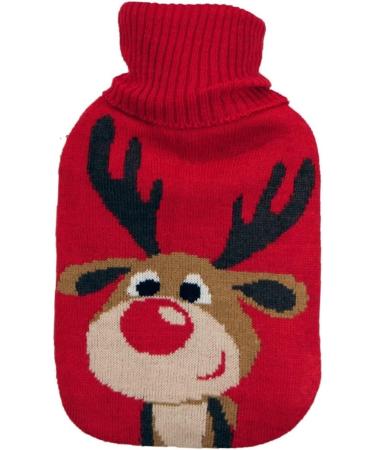 Maies Hot Water Bottle & Heating Pad - Rubber Hot Water Bottles for Cold Winter Relief & Cramps Therapy | Perfect Hand & Foot Warmer - Buy Online on GoSupps.com