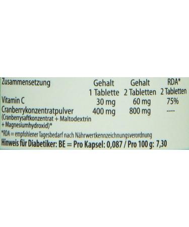 Avitale Cranberry Lozenges - 60 Pieces Pack (72g) | Premium Quality for Immune Support | Buy Internationally - Buy Online on GoSupps.com