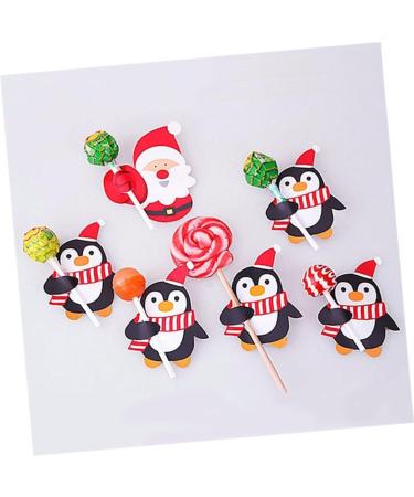 WHAMVOX 50 Pieces Candy Lollipop Decoration Candy Lollipop Decorations Christmas Card - Buy Online on GoSupps.com
