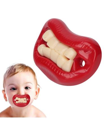 Funny BPA-Free Baby Pacifier | Safe Silicone & Polypropylene Orthodontic Pacifiers for Newborns & Toddlers - Perfect for Showers & Bedrooms - Buy Online on GoSupps.com