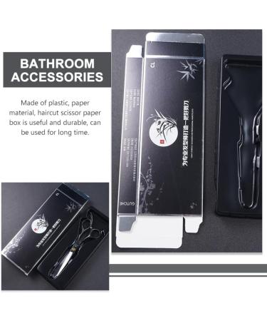 FOMIYES 2-Pack Hairdressing Scissors Storage Box | Salon & Bathroom Accessories for Shears | Durable & Stylish Packaging Solution - Buy Online on GoSupps.com