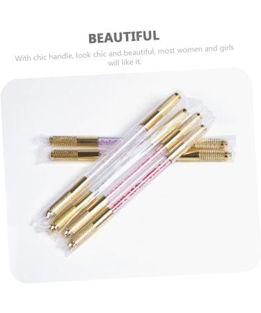DOITOOL Embroidery Pencil Eyebrow Pencil Pen Crystal Handle Microblading Pen Double Head 1 count (Pack of 1) White - Buy Online on GoSupps.com