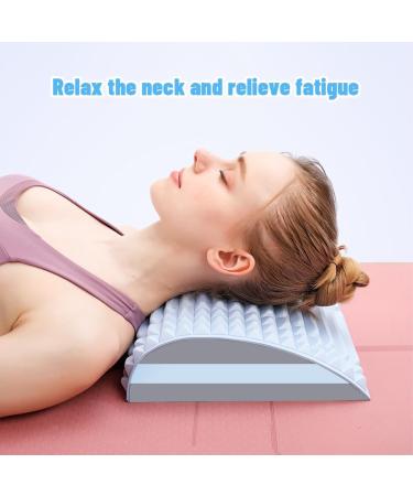 Align Neck & Back Extensor | 2-in-1 Back Massager & Neck Stretcher for Pain Relief | Back Trainer & Stretch Device in Blue - Buy Online on GoSupps.com
