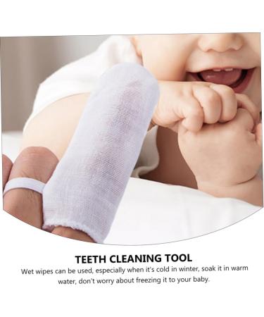 Beavorty 18-Piece Infant Tooth Cleaner Set | Finger Toothbrushes & Mouth Gauze for Baby Oral Care - Buy Online on GoSupps.com