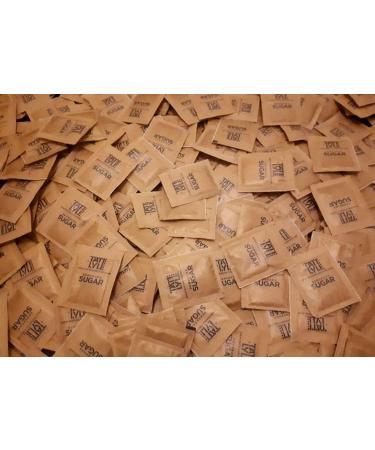 Brown Demerara Cane Sugar Sachets - 250 Individually Wrapped Pure Granulated Packs - Buy Online on GoSupps.com