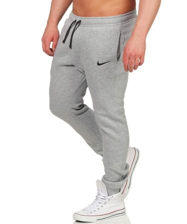 Nike Men's FLC TM CLUB19 Sport Trousers M Dark Grey Heather/Black/Black